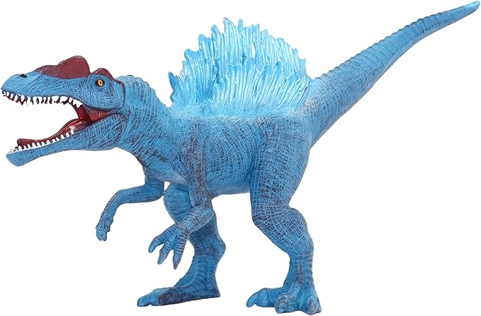 Gemini&Genius Spinosaurus Dinosaur Toy for Kids, Spinosaurus Dinosaur Action Figure with Moveable Mouth, Great Gift, Birthday Cake Topper, Room Decoration, Collection Dino Toys for Kids
