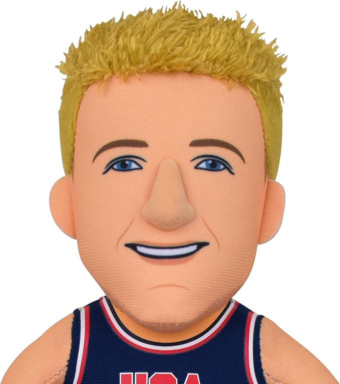 Bleacher Creatures USA Basketball Larry Bird 10" Plush Figure- A Dream Teamer for Play or Display