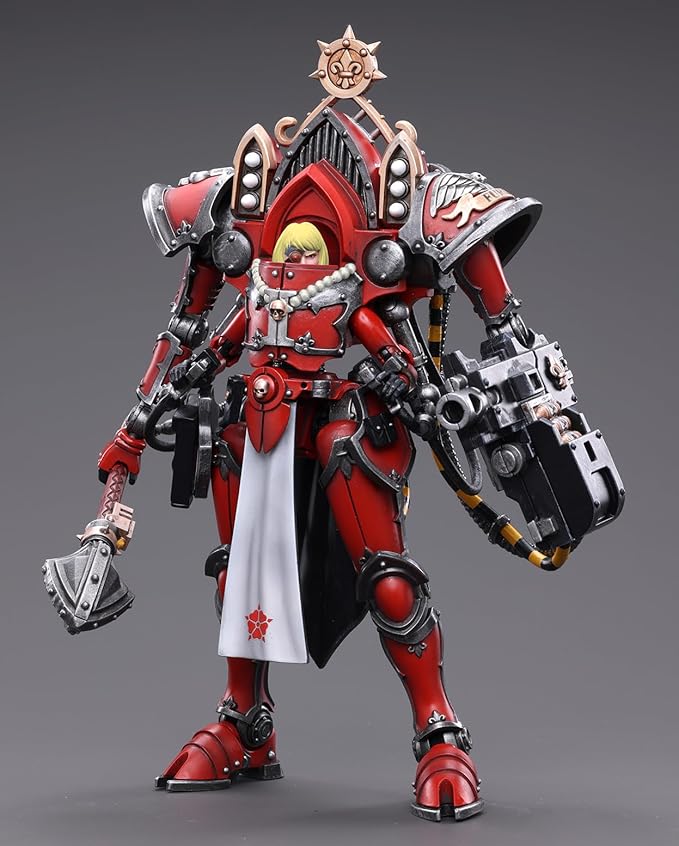 JOYTOY Warhammer 40K 1/18 Action Figures, Adepta Sororitas Paragon Warsuit Sister Merewal Perfect for Collectors & Decor, Ideal Gift for Birthdays, Christmas, Character Figure - JT4508