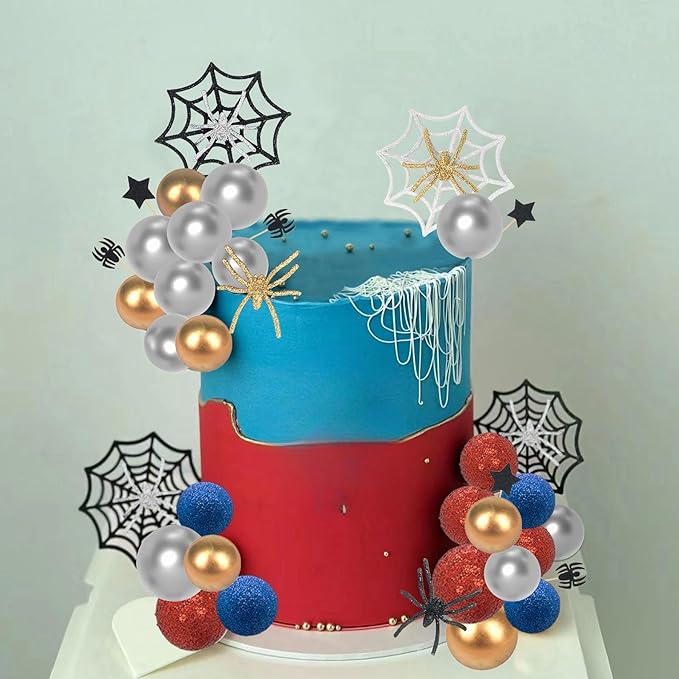 Spider Cake Decoration Superhero Birthday Cake Decorations Used To Celebrate Hero Themed Birthday Parties