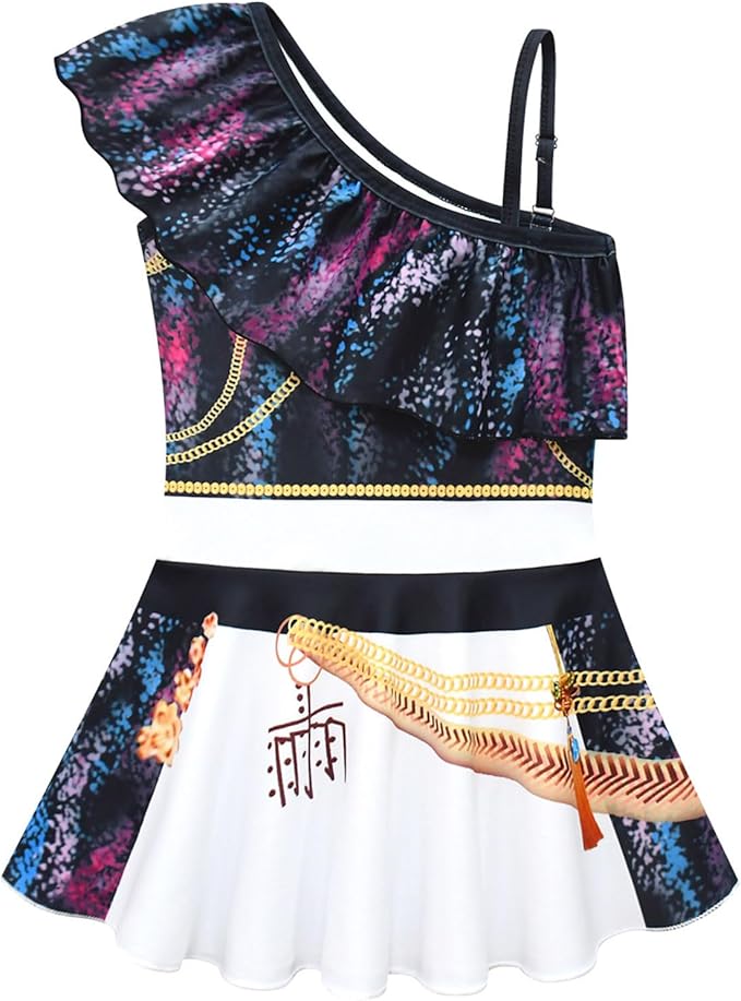 One Piece Swimsuit for Girls Demon Hunter Merch Costume Swimwear for Kids Bathing Suit