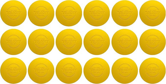 Velocity Pro Grip Lacrosse Balls - 6, 12, 18, 60 and 120 Packs - Certified for Youth, Club, High School, CLA, and College Game Play