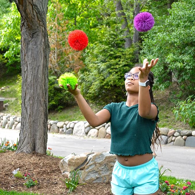 Koosh Mondo Ball, Assorted Colors - Kids Outdoor Toys, Beach Toys, Kids Games, Outdoor Games for Adults and Family, Outdoor Games for Kids, Kids Toys, Fidget Toys for Kids, Ages 3+