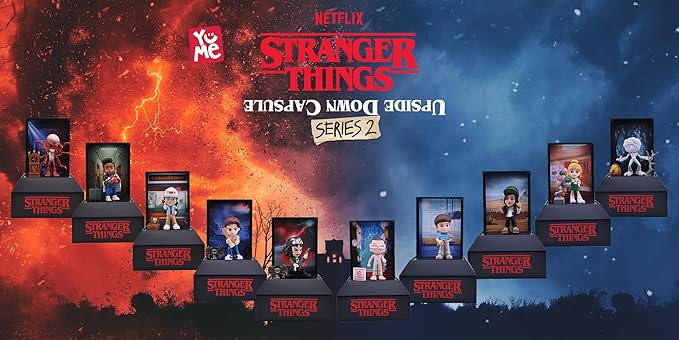 YuMe Stranger Things Action Figures Blind Box (2 Pack) - Series 2 Inspired Official Figurines, Collectible Figures Blind Box for Fans & Kids - Ideal Gift for Birthdays, Holidays & Collectors