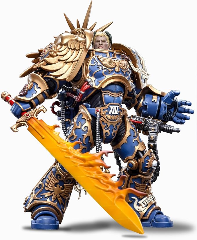 JOYTOY Warhammer 40K 1/18 Action Figures, Ultramarines Primarch Roboute Guilliman Perfect for Collectors & Decor, Ideal Gift for Birthdays, Christmas, Character Figure - JT6342