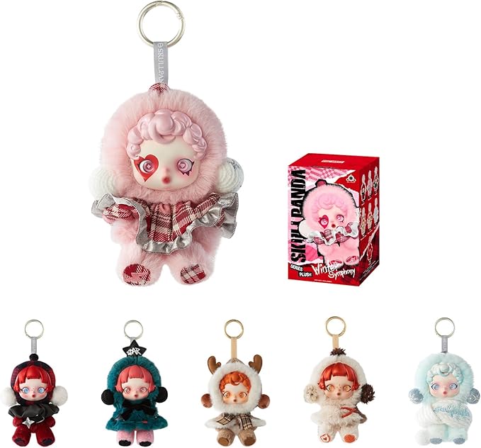 POP MART SKULLPANDA Winter Symphony Series, Blind Box Figures, Random Design Figures Collectible Toys Home Decorations, Holiday Birthday Gifts, Single Box