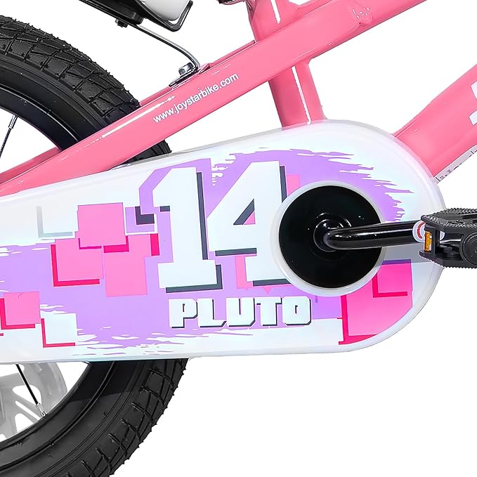 JOYSTAR Pluto 12 14 16 18 20 Inch Kids Bike with Light Up Training Wheels, Kids' Bicycle for Boys Girls Age 3-12 Years, Children Bikes, Multiple Colors