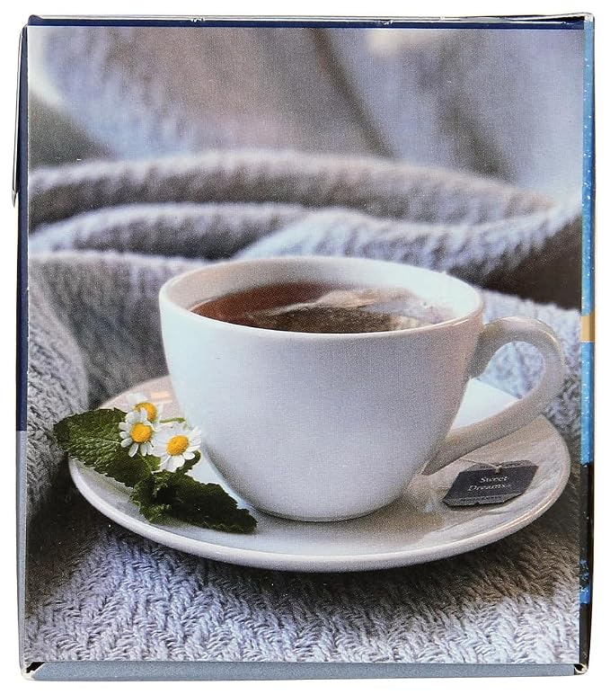 Bigelow Sweet Dreams Herbal Tea, Relaxing Blend of Chamomile Mint, 20-Count Boxes (Pack of 24)
