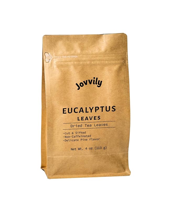 Jovvily Eucalyptus Leaves - 4oz - Dried - Cut & Sifted - Herbal Tea