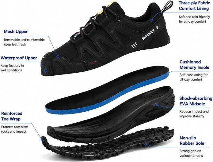 Women Hiking Shoes Casual Non-Slip Lightweight Comfortable Running Fashion Sneakers Walking Trekking Outdoor Shoes