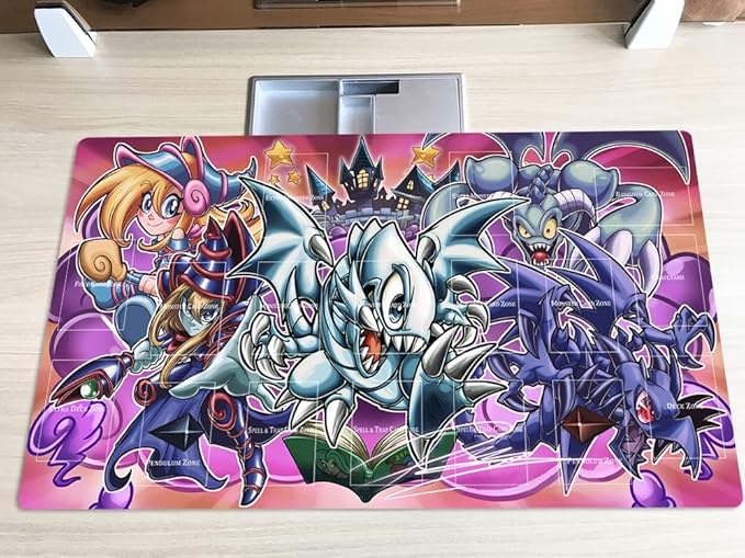 New Playmat Toon Dark Magician Girl TCG CCG Trading Card Game Mat Pad + Free Bag (ZD039-880-A)