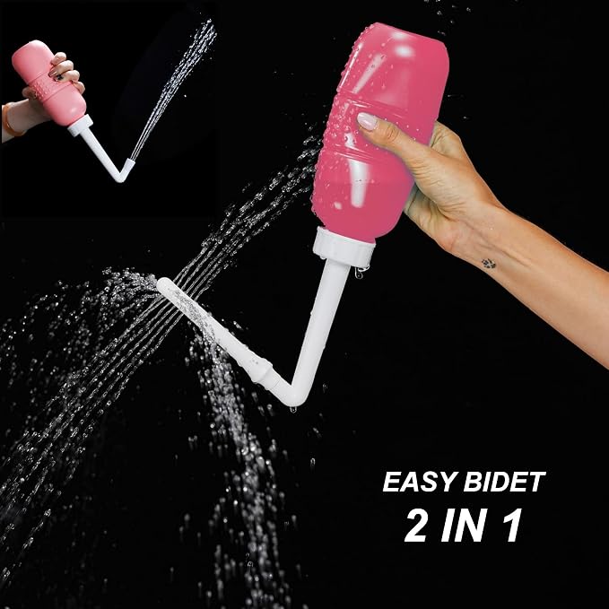 Peri Bottle for Postpartum Care Upside Down Bottle for Perineal Cleansing and Recovery Postpartum Essential Vaginal Douche Intimate Wash for Women,Portable Travel Bidet Sprayer for Women