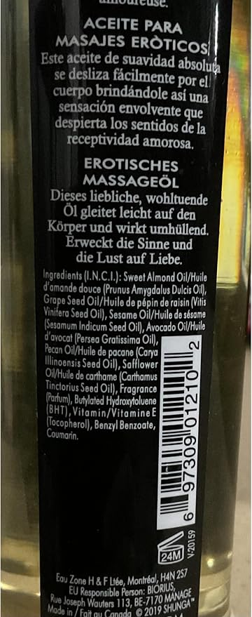 Shunga Erotic Massage Oil- Coconut Thrills