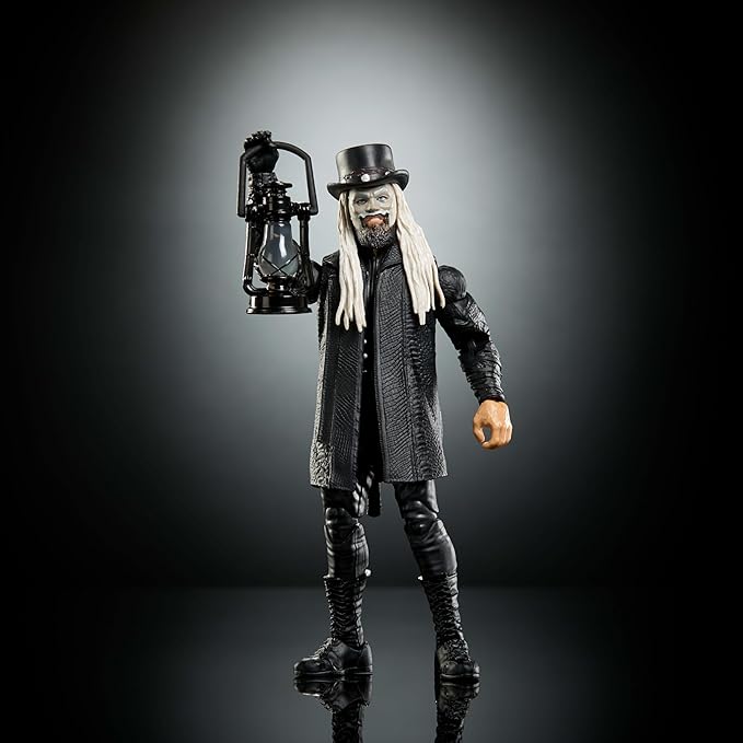 Mattel WWE Ultimate Edition Action Figure & Accessories Set, Uncle Howdy 6-inch Collectible with Swappable Heads & Hands, 30 Articulation Points