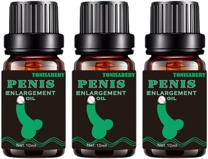 Extra Strength Men Increase Male Enlarger Oil Growth Oil Crazy Life Oil 10ml Male Enlargement Oil 10ml by Tonisabery (Pack of 3)