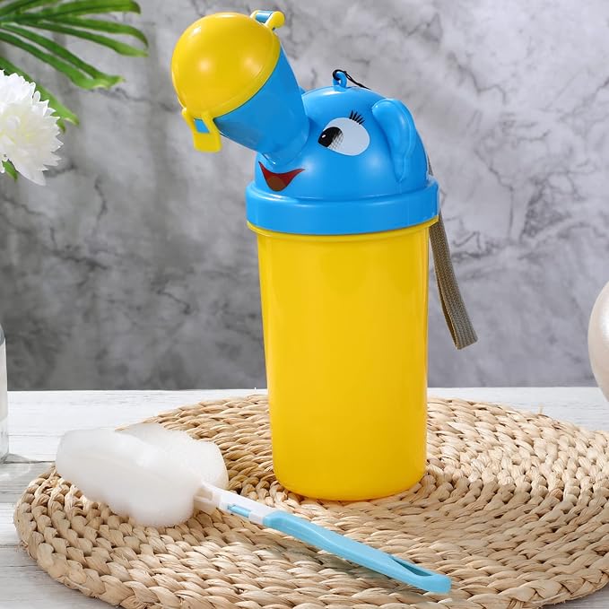 Gadpiparty Portable Urine Bucket for Kids Compact Travel Potty for Boys and Girls Lightweight Toddler Travel Urinal for Car Trips Camping Outdoor Use 8.66X4.72X2.55 Inches