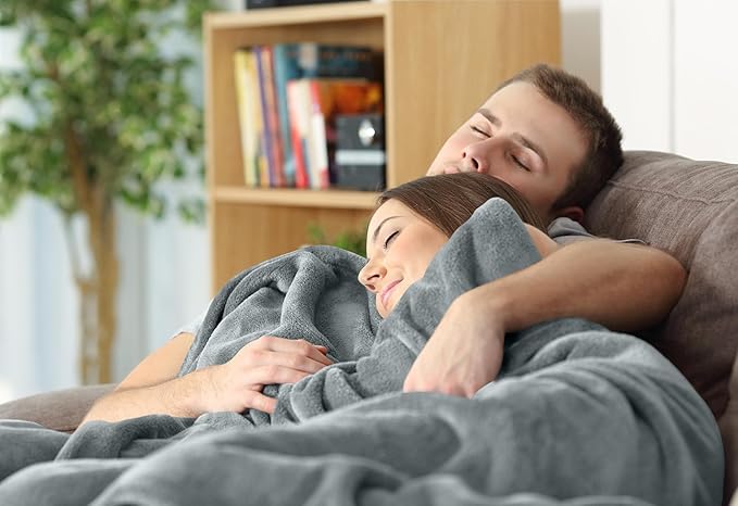 Utopia Bedding Soft Fleece Bed Blanket Full Size Ash Grey (90x84 Inch) | Microfiber Plush Warm Lightweight Breathable Cozy Blanket Anti-Static, All Season Use, Gift for Women and Men