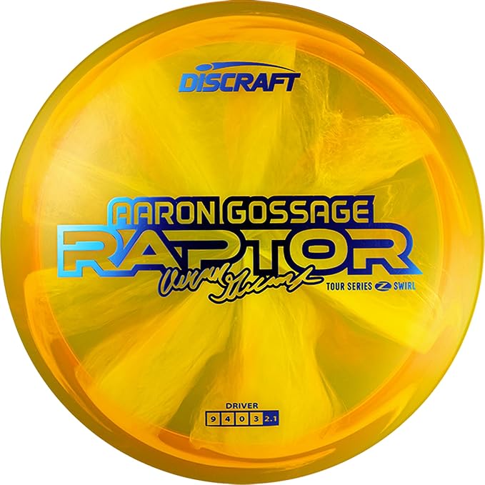 Discraft's Aaron Gossage Z Swirl Blend 2025 Tour Series Raptor