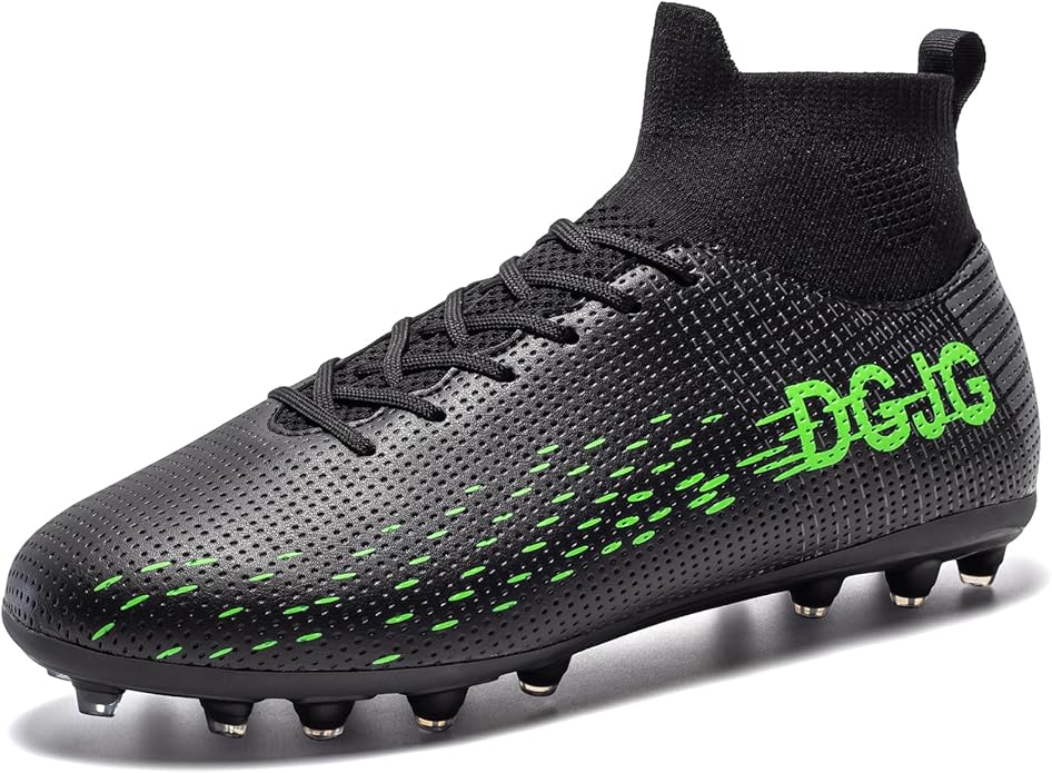 Boys Girls Soccer Cleats High-top Training Soccer Shoes