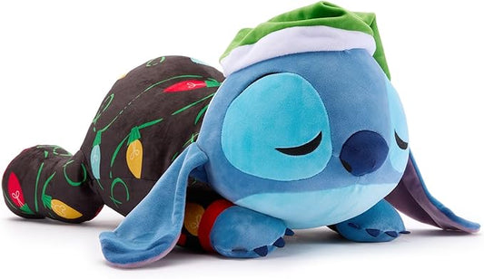 Disney Store Official Cuddleez Plush – Stitch Holiday - Big Plush - Super Soft & Huggable Toy for Fans & Kids of All Ages - Perfect Collectible Gift, Plushy