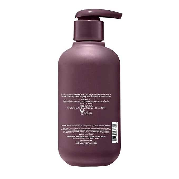 Niches & Nooks Gentle Nooks Cleanser – Fragrance-Free – Unscented Feminine Wash, pH Balanced Intimate Cleanser for Women, Safe for Sensitive Skin, Daily Use – 7 oz
