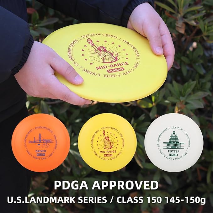PDGA Approved HIAARO PRO Disc Golf Basket, Portable Disc Golf Target with Heavy Duty 24 Chains, Professional Disc Golf Basket