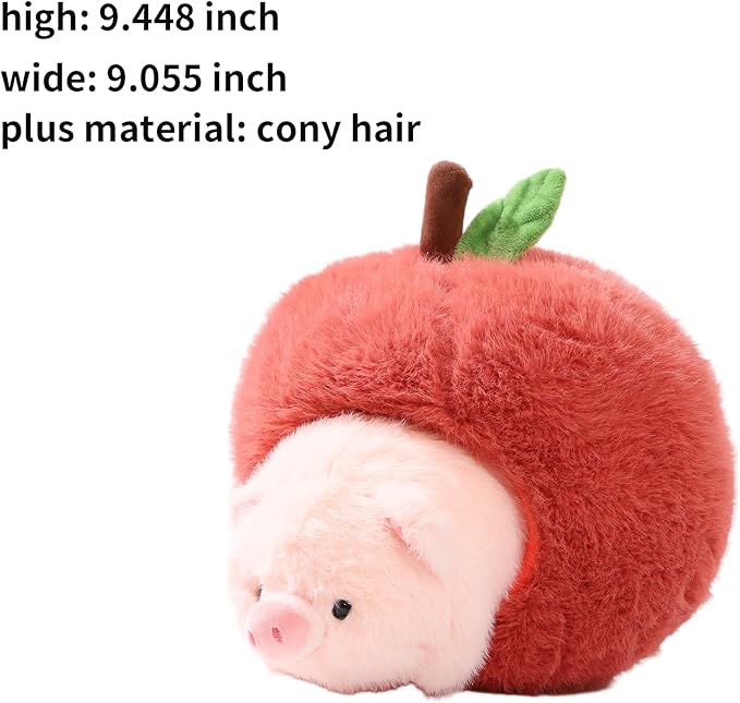 Lovely Pig Stuffed Animal Plush Pillow 9.8Inch Funny Detachable Pig Toy Soft Plushie Pillow Cute Animal Ornaments Party Decor Birthday Gift for Boys and Girls