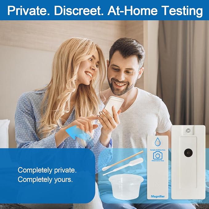 Sperm Microscope & At-Home Semen Analysis Fertility Test – 2-in-1 Fertility Check for Men | Single-Use Male Wellness Device for Conception Readiness & Reproductive Health Awareness