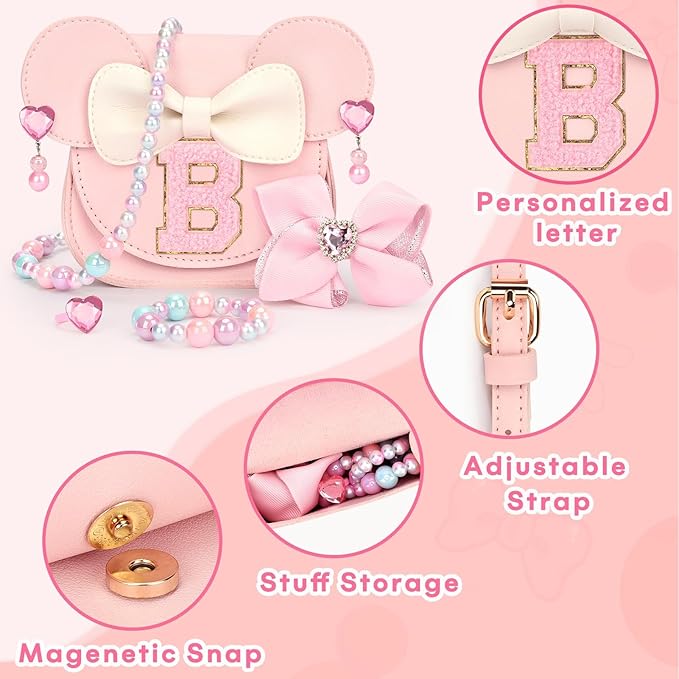 mibasies Toddler Purse Gifts for Girls: 3 Year Old Girl Gifts, Mouse Toys Purse Set