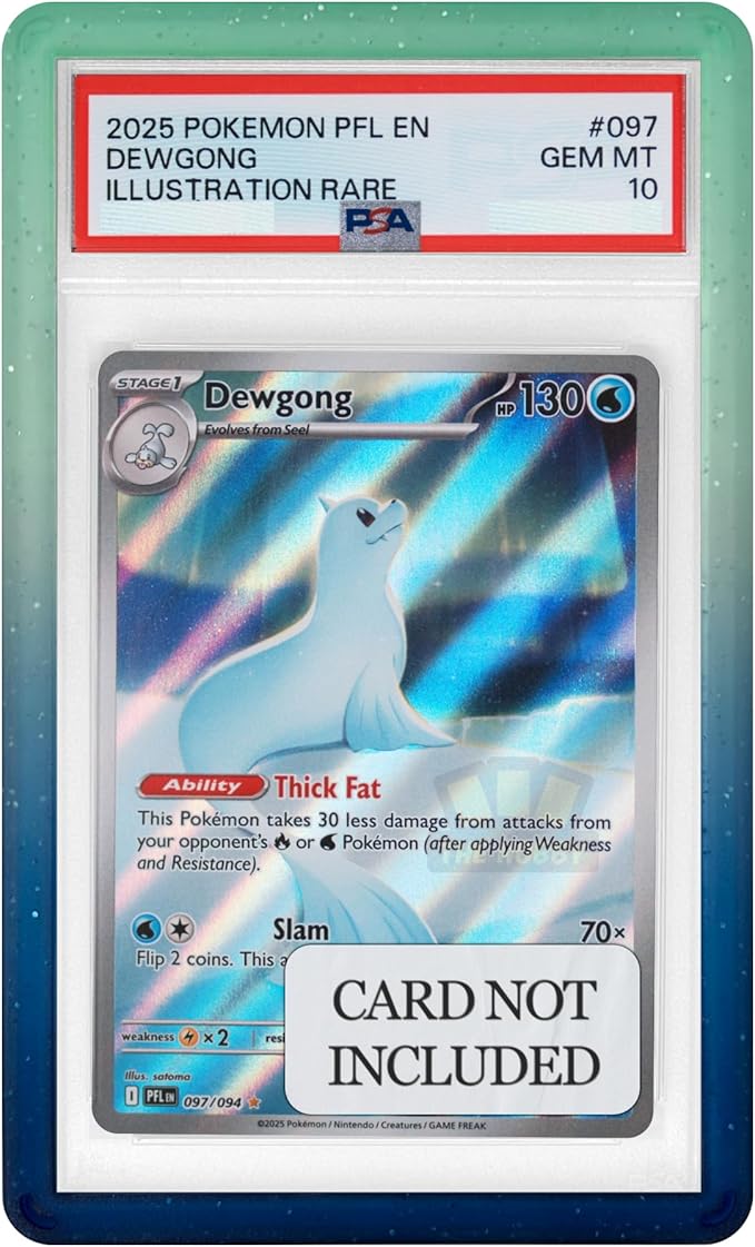Bumper Guard for PSA Graded Cards ONLY | Limited Edition Gradient Slab Edge Protector | 1 Pack Lagoon
