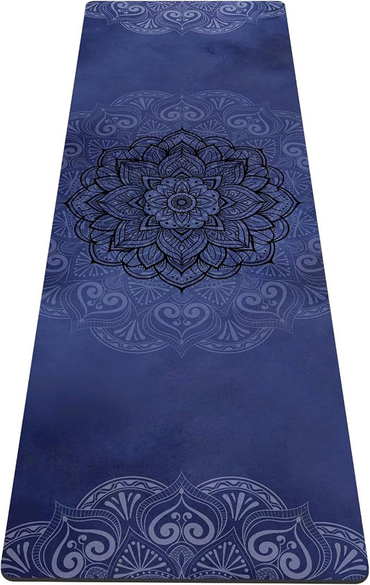 nuveti Yoga Mat Print Extra Thick TPE Non Slip Fitness Exercise Mat with Carrying Bag,72"x24" Extra Thick 6MM Exercise & Workout Mat for Yoga, Pilates Fitness and Floor Exercises
