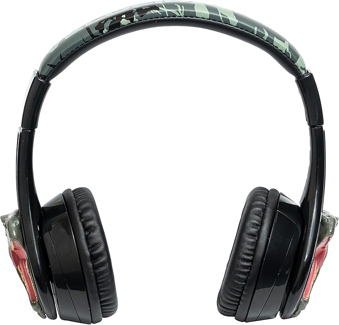 eKids Jurassic World Bluetooth Headphones, Wireless Headphones with Microphone Includes Aux Cord, Kids Earphones for School, Home, or Travel