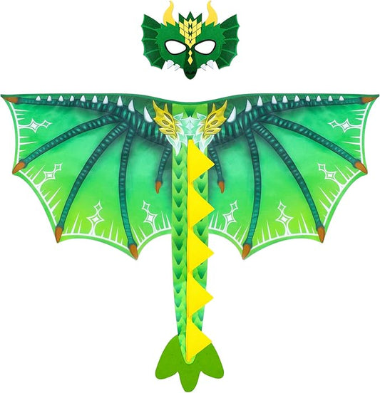 D.Q.Z Toddlers Dragon-Wings Costume for Kids Dinosaur Toys Gifts for 4 Years old Boys Girls Birthday Dress Up Party