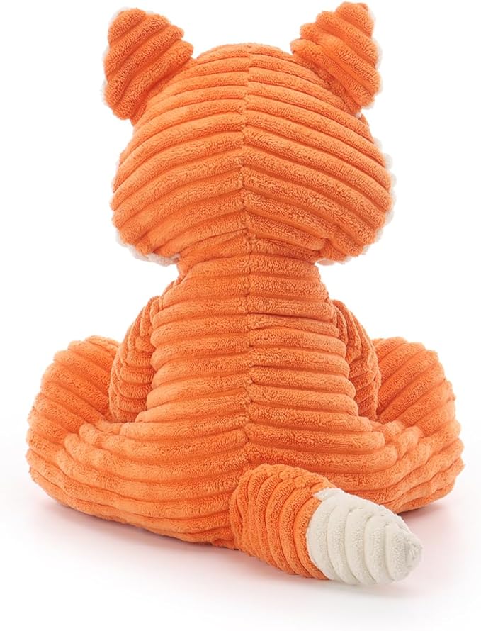 Apricot Lamb Toys Plush Corduroy Fox Stuffed Animal Soft Cuddly Perfect for Child (Medium, 12 Inches)