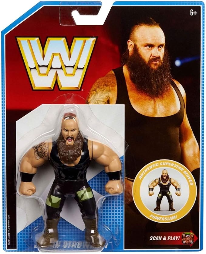 WWE Braun Strowman Retro App Action Figure