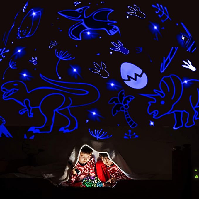 Dinosaur Toys for 3-8 Year Old Boys,Dino Projection Kids Toys for 3-8 Year Olds Boy 2 in 1 Car Toy for 2-10 Year Olds Boys,Toddler Toys,Chirstmas Stocking Stuffers Gifts for 2-10 Year Olds Kid
