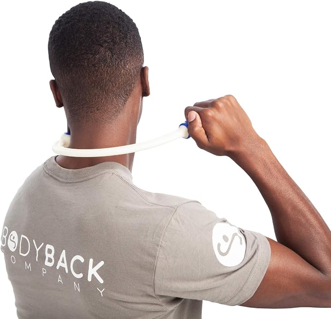 Body Back Mini FSA Eligible - Handheld Neck and Shoulder Massager, Trigger Point Massage Tool, Pressure Point Pain Relief, Deep Tissue Self Massager