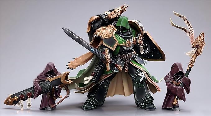 JOYTOY Warhammer 40K 1/18 Action Figures - Dark Angels Primarch Lion El'Jonson Perfect for Collectors & Decor - Ideal Gift for Birthdays - Christmas/Character Figure - JT7882