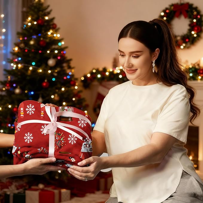 COMFAR Cute Christmas Blankets and Throws for Adults/Women/Boys/Kids, Holiday Fleece Throw Blanket for Couch/Sofa, Holiday Decor, Christmas Decorations/Gifts 50"x 60"