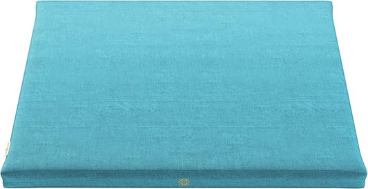 Mindful & Modern Zabuton Meditation Mat - Cotton Filled Yoga and Meditation Pad - Zabuton Meditation Cushion for Kneeling and Sitting Support - Large Rectangular Sitting Floor Pillow for Bench or Zafu