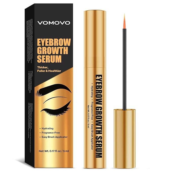 Eyebrow Growth Serum for Women (5 ml), Gentle Eyebrow Serum to Grow Brows, Natural Brow Treatment for Thicker & Fuller Looking，Non-irritating & Suitable for All Skin Types