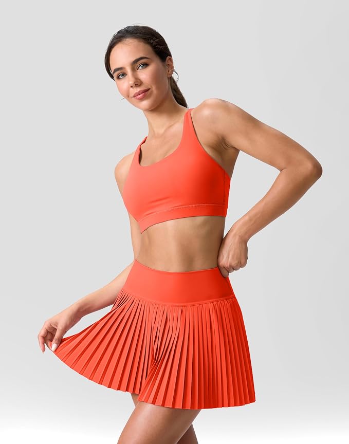 Pleated Tennis Skirt for Women with Pockets Shorts Women's High Waisted Lightweight Athletic Golf Skorts Skirts