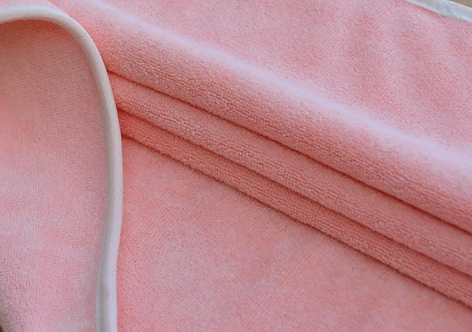 Microfiber Gym Towels Bigger Size Super Soft for Exercise Fitness, Sports, Workout, 380-GSM 15-Inch x 31-Inch Quick-Drying Towels (3 Pack, Pink)
