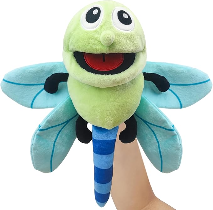 Hand Puppet Realistic Plush Puppet 13",Insect Animal Puppets for Kids Insect Stuffed Animal Hand Puppet with Moveable Mouth,Soft Stuffed Insect Puppet Story Toy Puppets Role Play Show Game