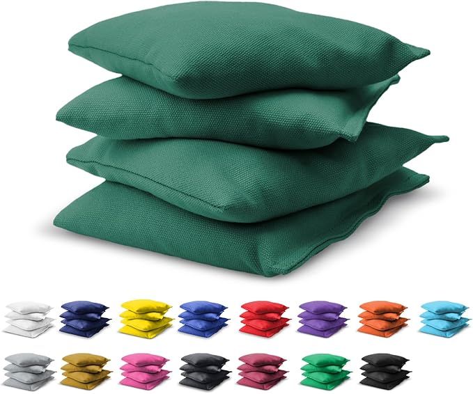 GoSports Cornhole Bean Bags Set of 4-16 Colors Available - Regulation All Weather, Mix and Match