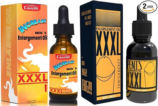 2pcs XXXL Man Extra Power Strength Massage Essential Oil 0.68 FL OZ (F395-F202)