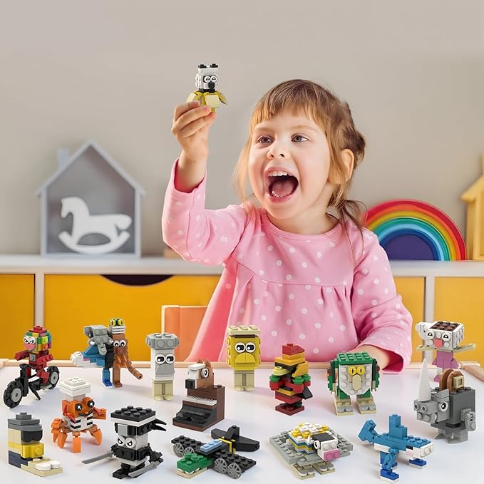 Italian Brain Rot Unique Cartoon Characters Building Blocks 16 in 1 Educational & Entertaining Gift Idea for Kids Teens & Adults