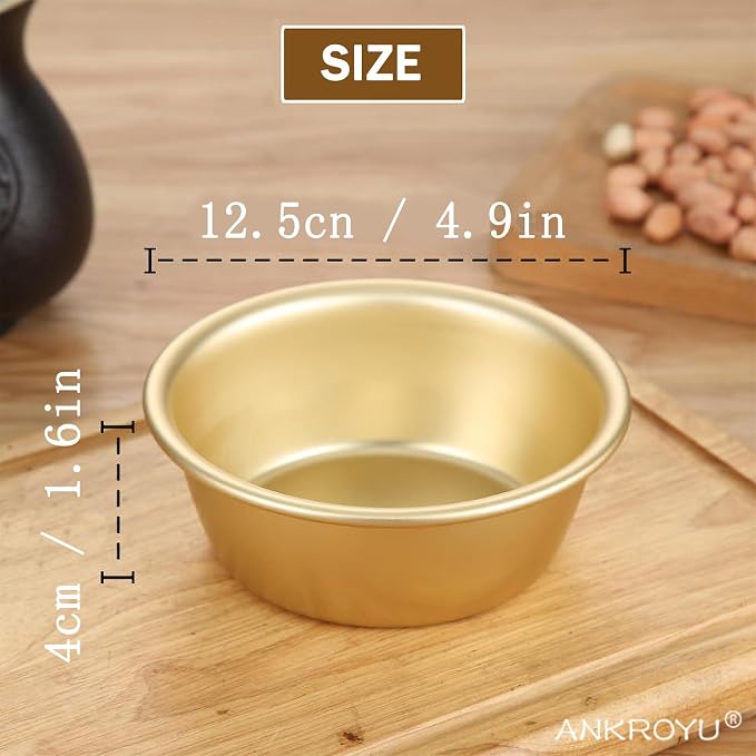 Korean Ramen Noodle Pot, Lightweight Aluminum Hot Pot for Soup and Noodles, Fast Heating Cooking Pot, Non-Stick Traditional Cooking Pot for Open Fire & Electric Stove (Rice Wine Bowl)