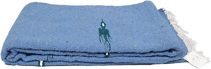 Open Road Goods Mexican Thunderbird Yoga Blanket, Handwoven Throw for Yoga, Meditation, and Home Décor – Versatile Blanket for Beach, Picnic, Camping, or Outdoor Use