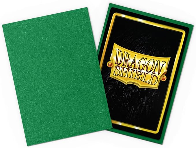 Dragon Shield | Japanese Size Card Matte Sleeves | 60 CT - Smooth & Tough Premium TCG Sleeves - Compatible with Yu-Gi-Oh, Naruto, Cardfight & Vanguard | Emerald